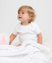 Load image into Gallery viewer, Personalised Lightweight Cuddle Blanket - Blue, Pink or White.