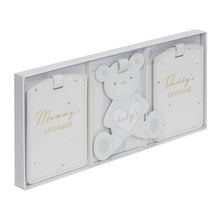 Load image into Gallery viewer, 3 Luggage Tags - Baby, Mummy and Daddy.