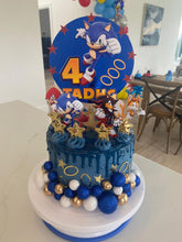 Load image into Gallery viewer, Sonic Personalised Cake Topper.
