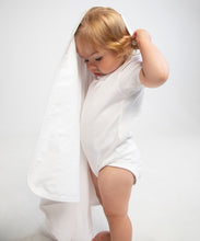 Load image into Gallery viewer, Personalised Lightweight Cuddle Blanket - Blue, Pink or White.
