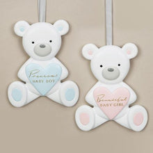 Load image into Gallery viewer, Teddy Bear Plaque - Beautiful Baby Girl
