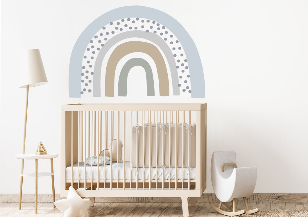 Blue Rainbow Wall Decals